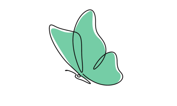 Animated Green Half Butterfly Line Art: A Designer's Guide
