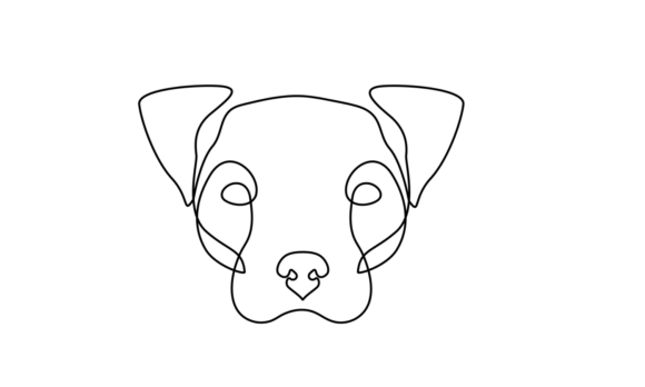 Animated One Line Drawing: The Art of the Continuous Dog