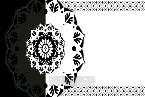 Black White Mandala: Tibetan Buddhist Design for Modern Creators